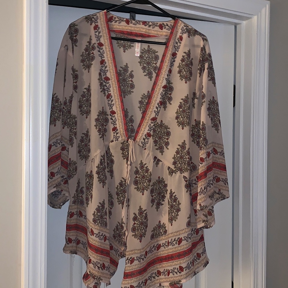 M/L sheer kimono/overshirt